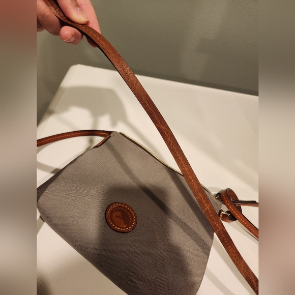 Dooney & Bourke Elephant Gray Nylon Crossbody - Picture 5 of 16